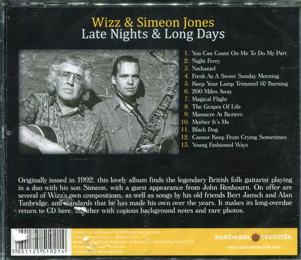 lataa albumi Wizz & Simeon Jones - Late Nights And Long Days