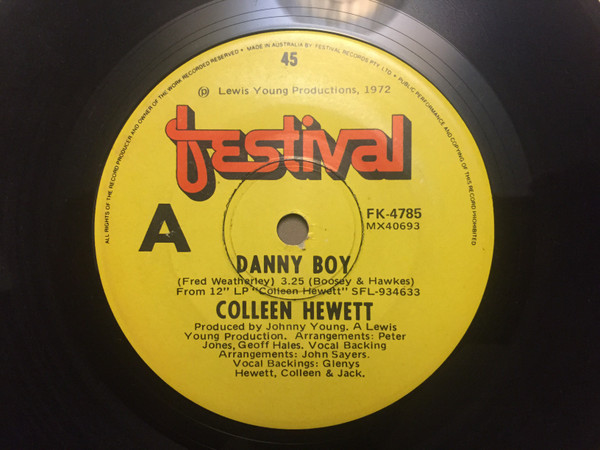 lataa albumi Colleen Hewett - Danny Boy Carry That Weight