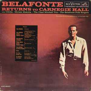 Belafonte – Belafonte Returns To Carnegie Hall (1960, Gatefold