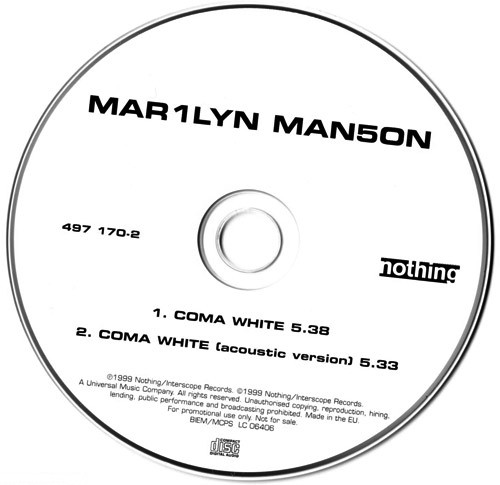 baixar álbum Mar1lyn Man5on - Coma White