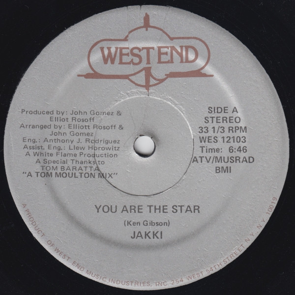 Jakki - You Are The Star | Releases | Discogs