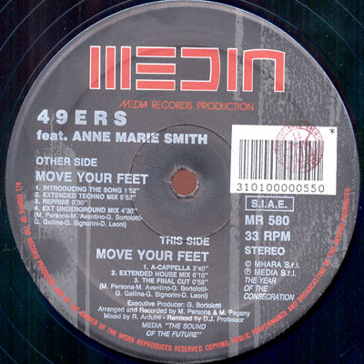 49ers Feat. Anne Marie Smith* – Move Your Feet