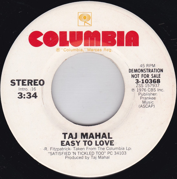 télécharger l'album Taj Mahal - Easy To Love