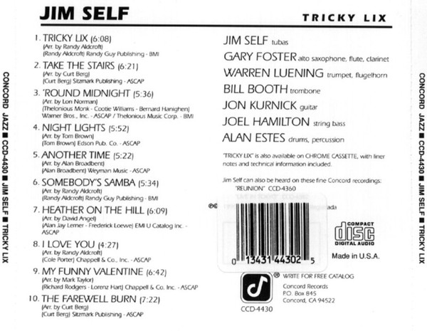 télécharger l'album Jim Self - Tricky Lix