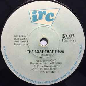 Neil Diamond The Boat That I Row 1971 Vinyl Discogs