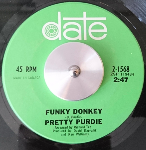 Pretty Purdie – Soul Drums / Funky Donkey (1967, Vinyl) - Discogs