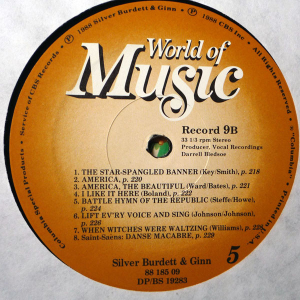 descargar álbum Darrell Bledsoe - World Of Music 5 Record 9