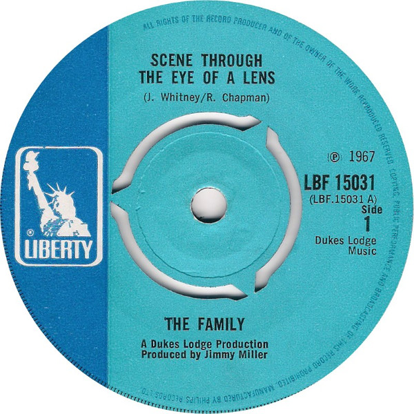 Kerel schommel Beukende The Family – Scene Through The Eye Of A Lens (1967, Push-out, Vinyl) -  Discogs