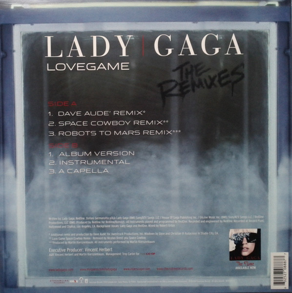 Lady Gaga – Lovegame - The Remixes (2009, Vinyl) - Discogs