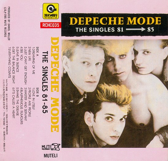 Depeche Mode – The Singles 81 → 85 (Cassette) - Discogs
