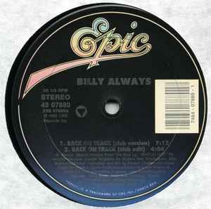 Billy Always – Back On Track (1988, Vinyl) - Discogs