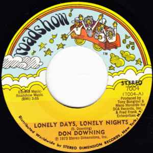 Don Downing - Lonely Days, Lonely Nights album cover