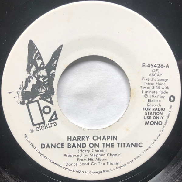 Harry Chapin – Dance Band On The Titanic (1977, Vinyl) - Discogs