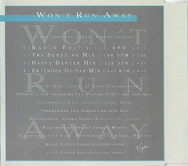 last ned album Sandra - Wont Run Away
