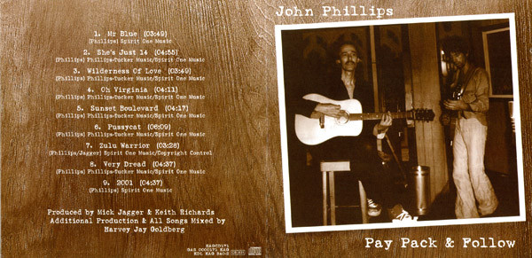 lataa albumi John Phillips - Pay Pack Follow