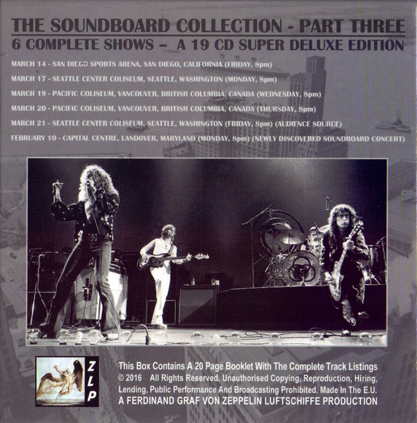 descargar álbum Led Zeppelin - US Tour 1975 The Soundboard Collection Part Three