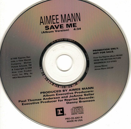 Aimee Mann – Save Me (2000, CD) - Discogs
