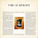 Cover of Scatology, 1985-01-28, Vinyl