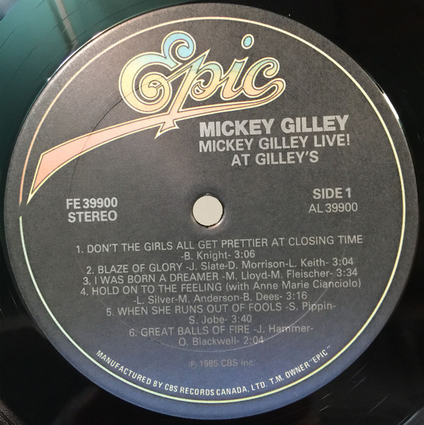 baixar álbum Mickey Gilley - Mickey Gilley Live At Gilleys