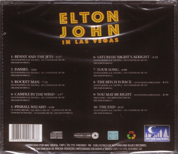 descargar álbum Elton John - In Las Vegas