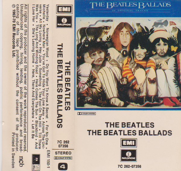 美品☆帯付き【THE BEATLES BALLADS 20 ORIGINAL TRACKS】1980年LP 