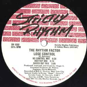 The Rhythm Factor - Phase 1 / Lose Control album cover