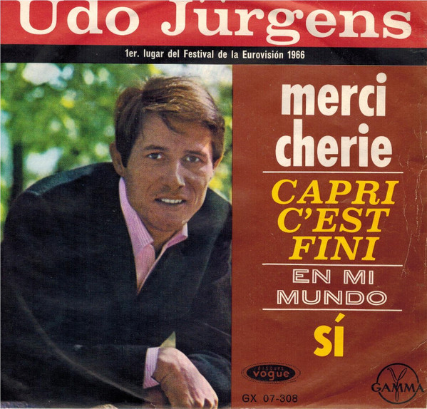 télécharger l'album Udo Jürgens - 1er Lugar Del Festival de la Eurovision 1966