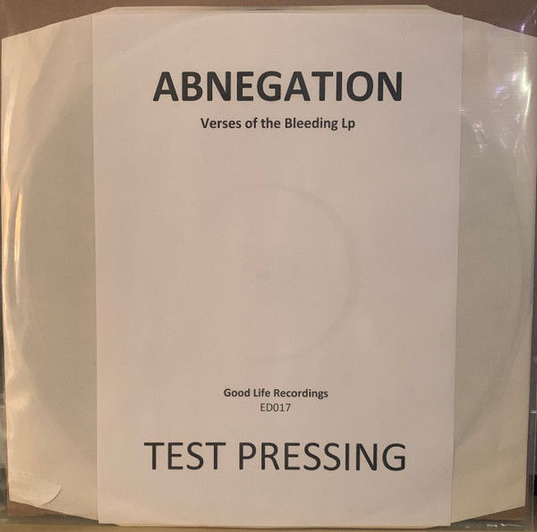 Abnegation – Verses Of The Bleeding (1997, Vinyl) - Discogs