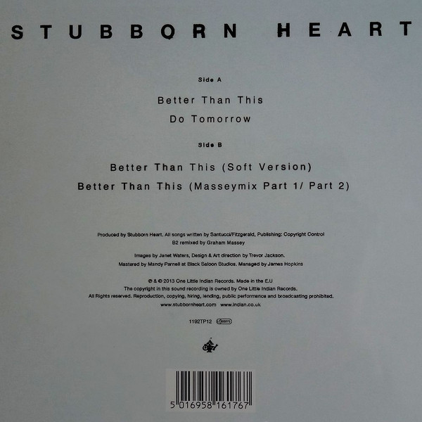 descargar álbum Stubborn Heart - Better Than This