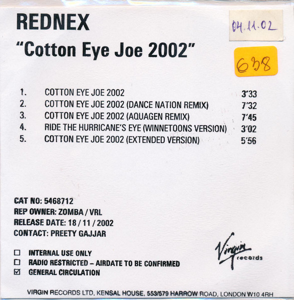 Cotton Eyed Joe (album) - Wikipedia