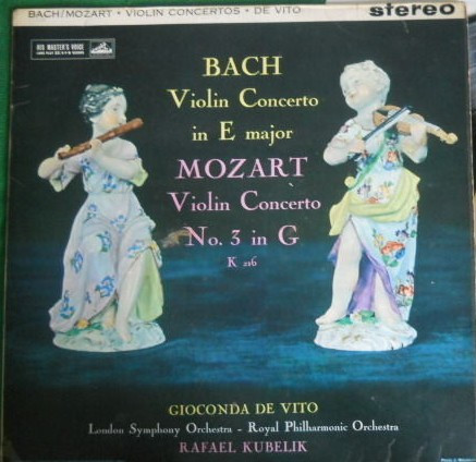 Bach / Mozart - Gioconda De Vito, London Symphony Orchestra, Royal ...