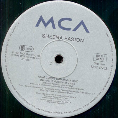 last ned album Sheena Easton - What Comes Naturally Extended Version