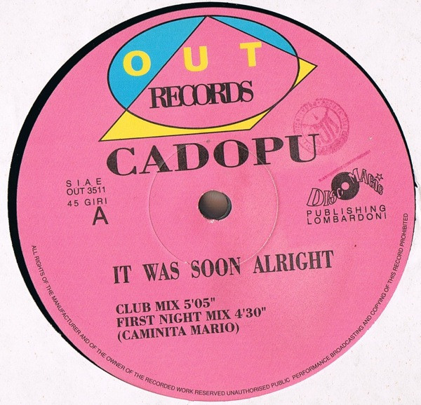 descargar álbum Cadopu - It Was Soon Alright