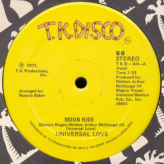 Universal Love – Moon Ride / It's You Girl (1977, Vinyl) - Discogs