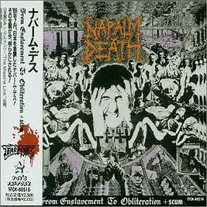 Napalm Death – From Enslavement To Obliteration + Scum (1990, CD