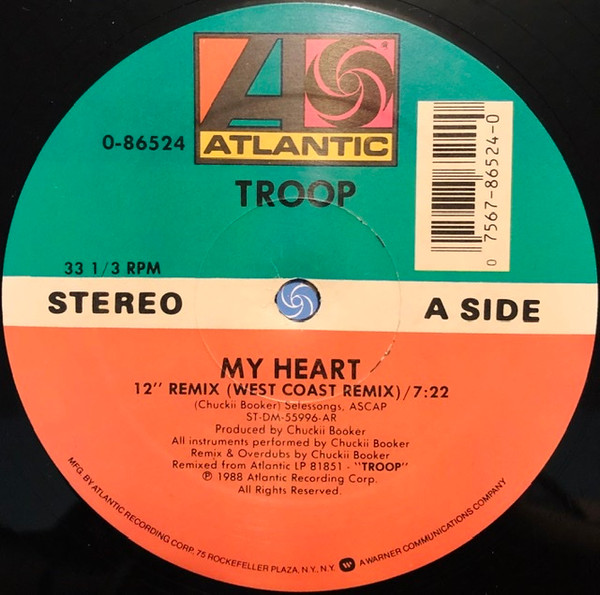 Troop – My Heart (1988, Vinyl) - Discogs