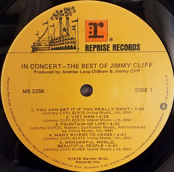 last ned album Jimmy Cliff - In Concert The Best Of Jimmy Cliff