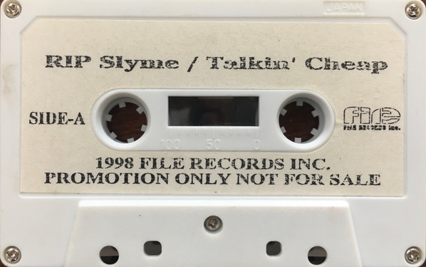 Rip Slyme – Talkin' Cheap (1998, Cassette) - Discogs