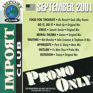 Promo Only Import Club: September 2001 - Various