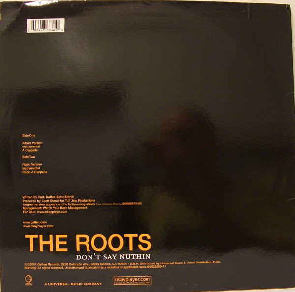 last ned album Download The Roots - Dont Say Nuthin album