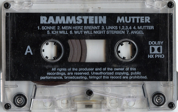 descargar álbum Rammstein - Mutter 4 Bonus Track