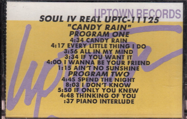 Soul For Real - Candy Rain | Releases | Discogs