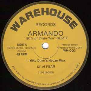 Armando - 100% Of Disin' You (Remix) album cover