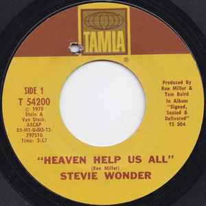 Stevie Wonder - Heaven Help Us All album cover