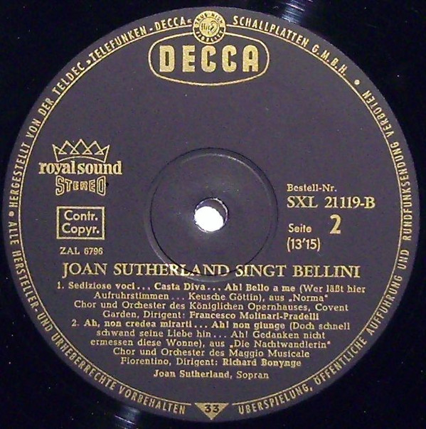 lataa albumi Joan Sutherland - Joan Sutherland singt Bellini