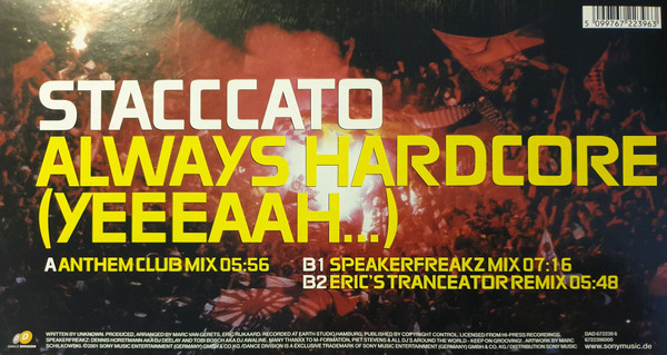 descargar álbum Stacccato - Always Hardcore Yeeeaah