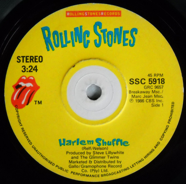 Rolling Stones – Harlem Shuffle (1986, Vinyl) - Discogs