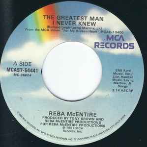 Reba McEntire - The Greatest Man I Never Knew album cover