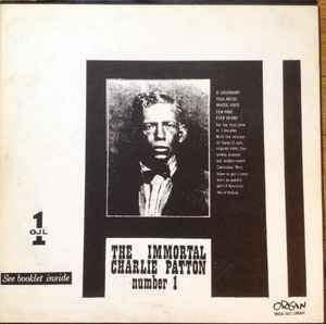 Charley Patton – The Immortal Charlie Patton Number 1 (1962, Vinyl