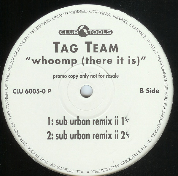 Tag Team – Whoomp! (There It Is) (1993, Vinyl) - Discogs